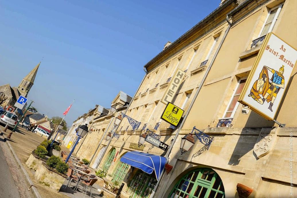Hostellerie Saint Martin- Logis Hotel Et Restaurant Creully sur Seulles Eksteriør bilde