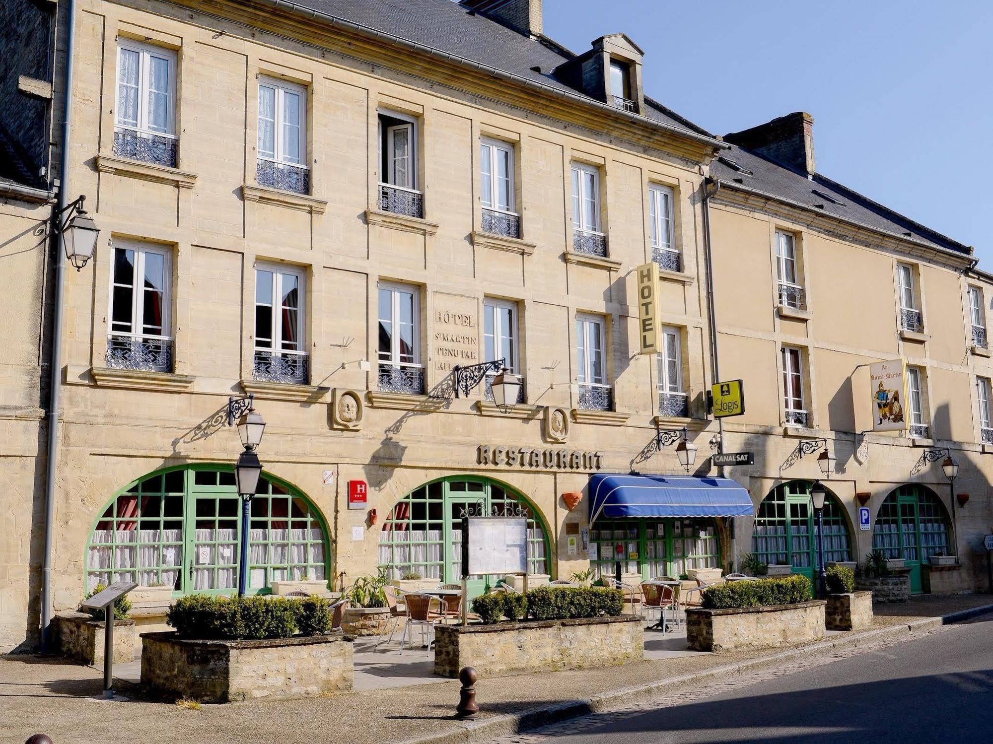Hostellerie Saint Martin- Logis Hotel Et Restaurant Creully sur Seulles Eksteriør bilde